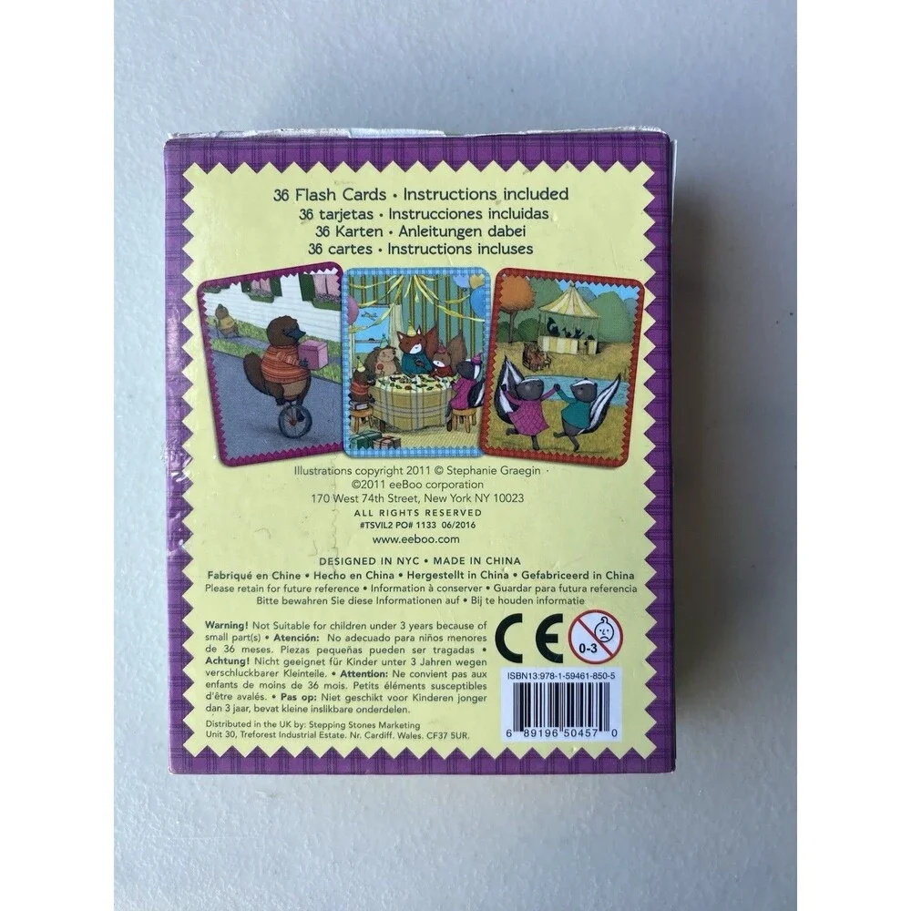 eeBoo Create a Story Cards Mystery in the Forest & Animal Village Lot